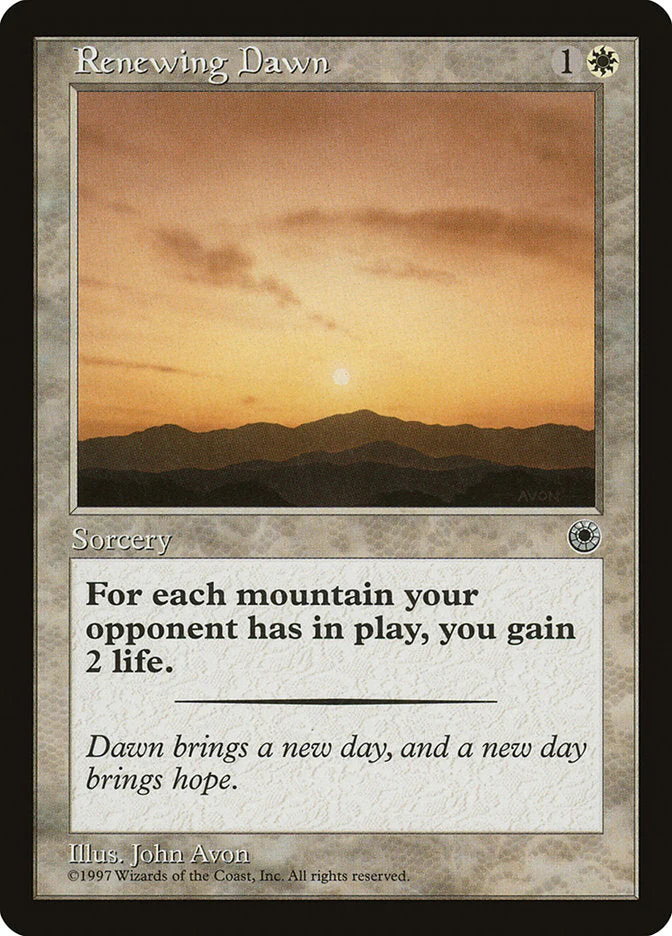 MTG: Portal 023: Renewing Dawn 