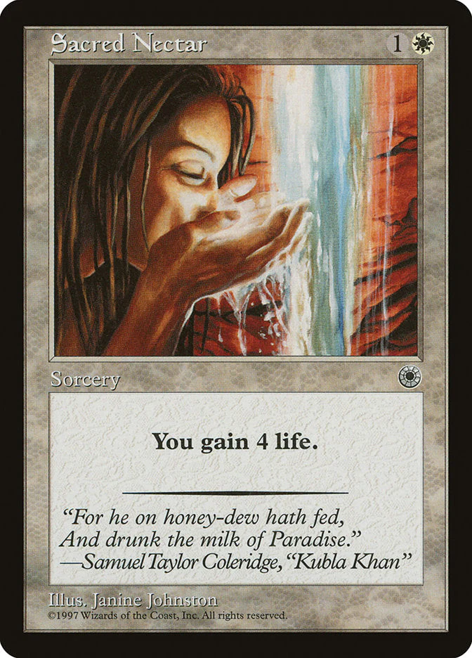 MTG: Portal 025: Sacred Nectar 