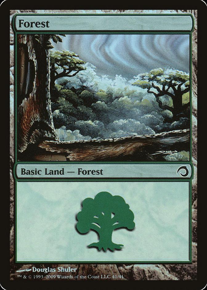 MTG: Premium Deck Series: Slivers 41:  Forest (FOIL) 