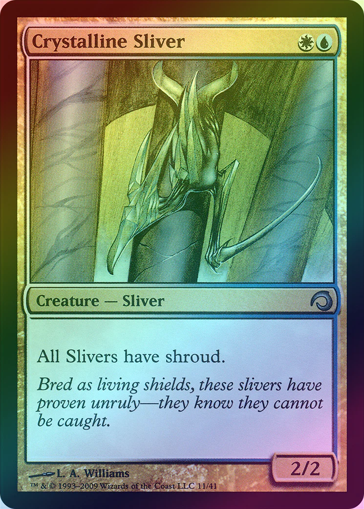 MTG: Premium Deck Series: Slivers 11: Crystalline Sliver (FOIL) 