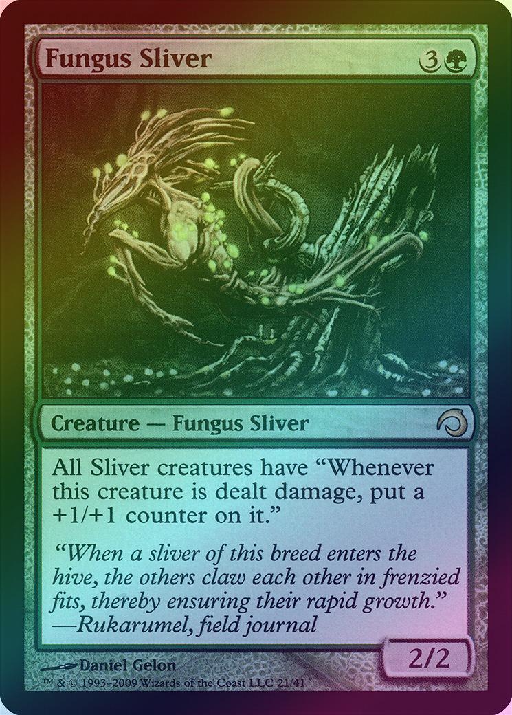 MTG: Premium Deck Series: Slivers 21: Fungus Sliver (FOIL) 