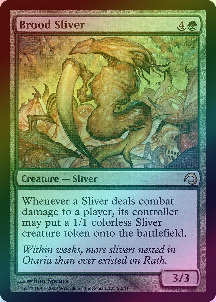 MTG: Premium Deck Series: Slivers 22: Brood Sliver (FOIL) 