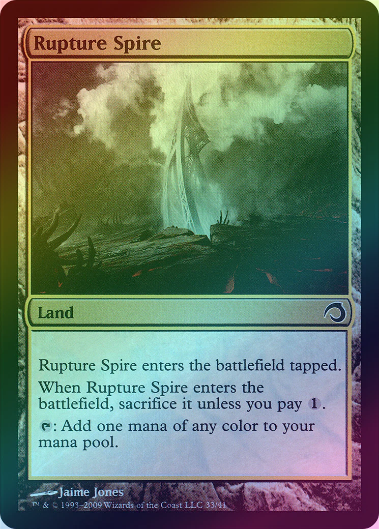 MTG: Premium Deck Series: Slivers 33: Rupture Spire (FOIL) 
