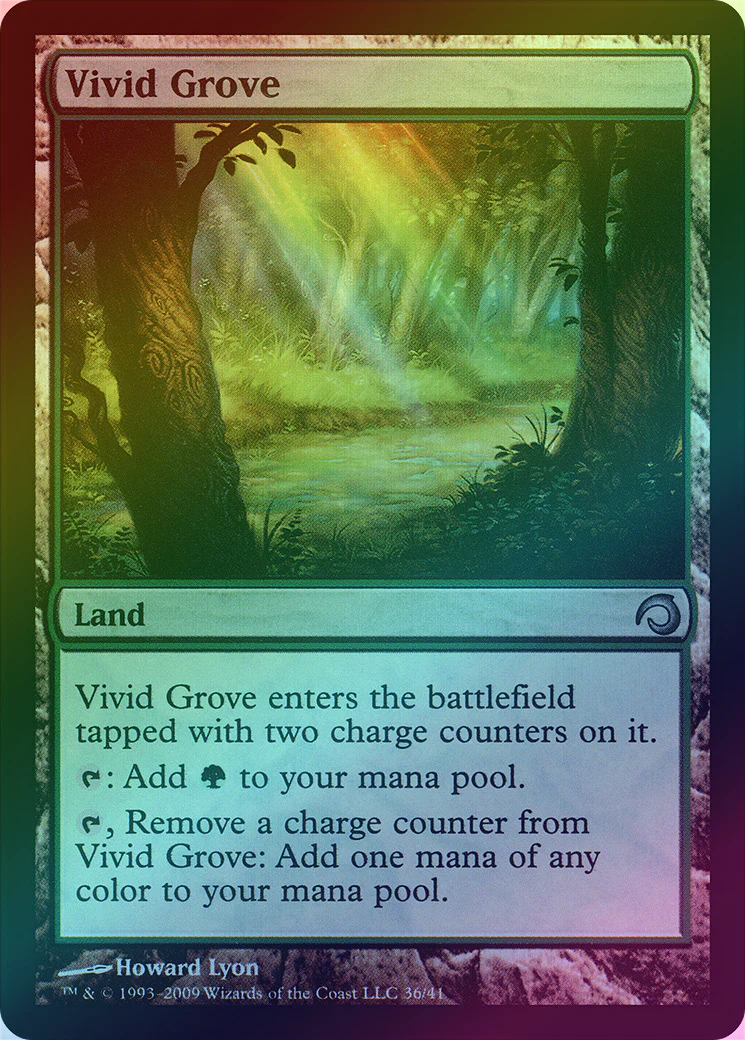MTG: Premium Deck Series: Slivers 36: Vivid Grove (FOIL) 