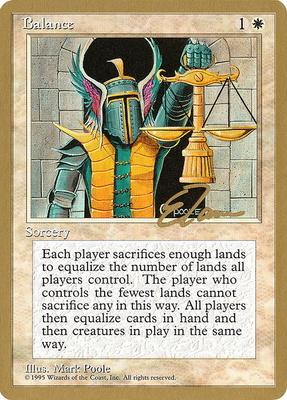 MTG: Pro Tour Collectors Set: Balance (1996 Eric Tam) 