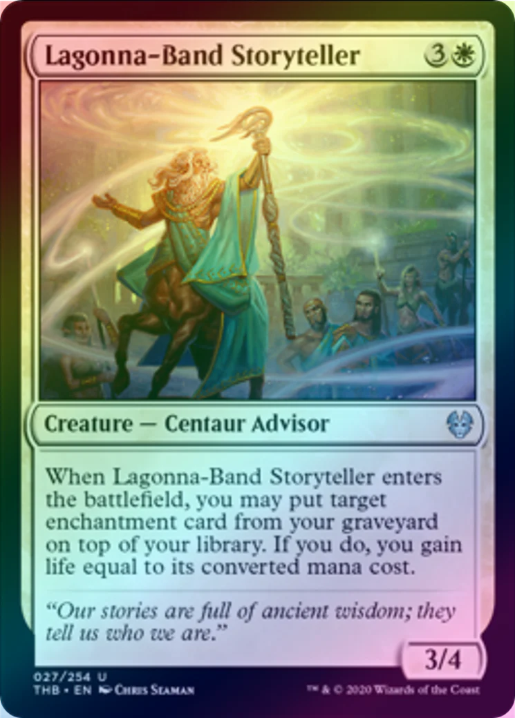 MTG: Theros Beyond Death 027: Lagonna-Band Storyteller (FOIL) 