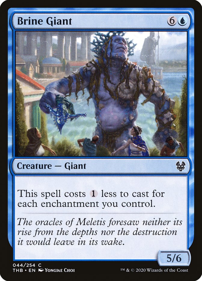 MTG: Theros Beyond Death 044: Brine Giant 