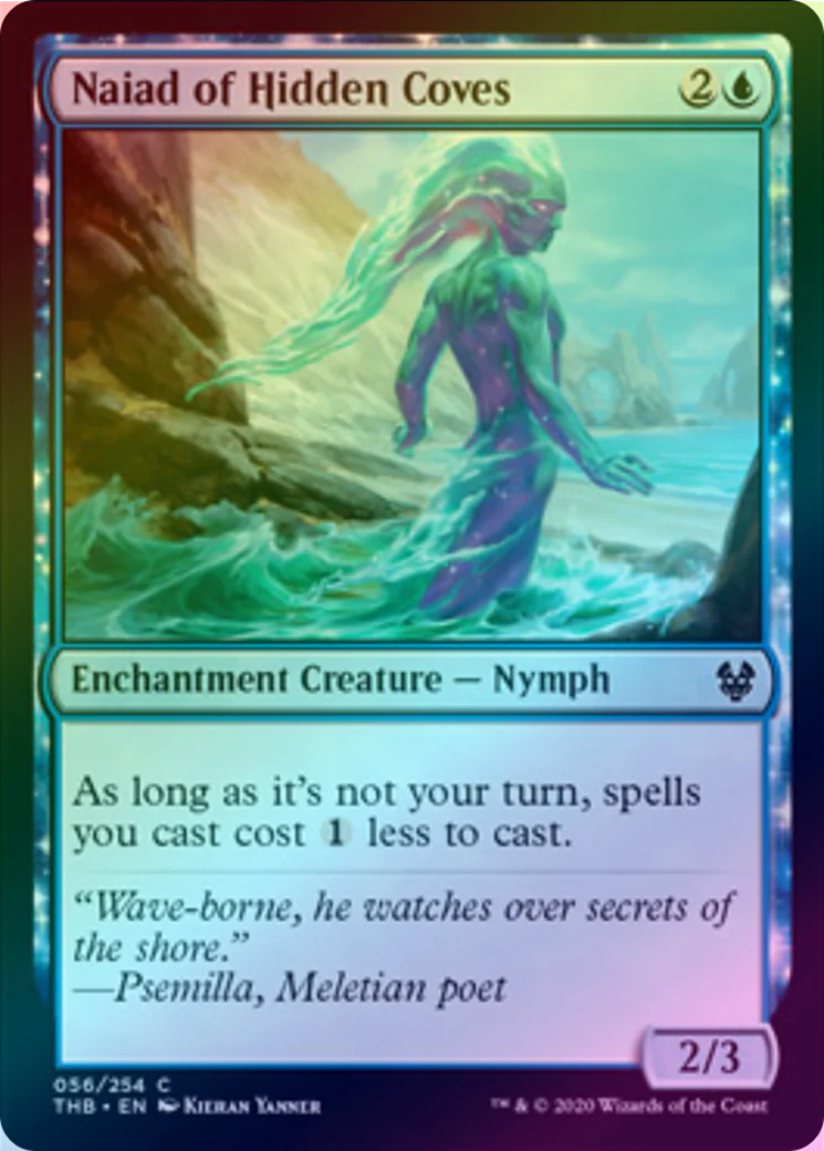 MTG: Theros Beyond Death 056: Naiad of Hidden Coves (FOIL) 