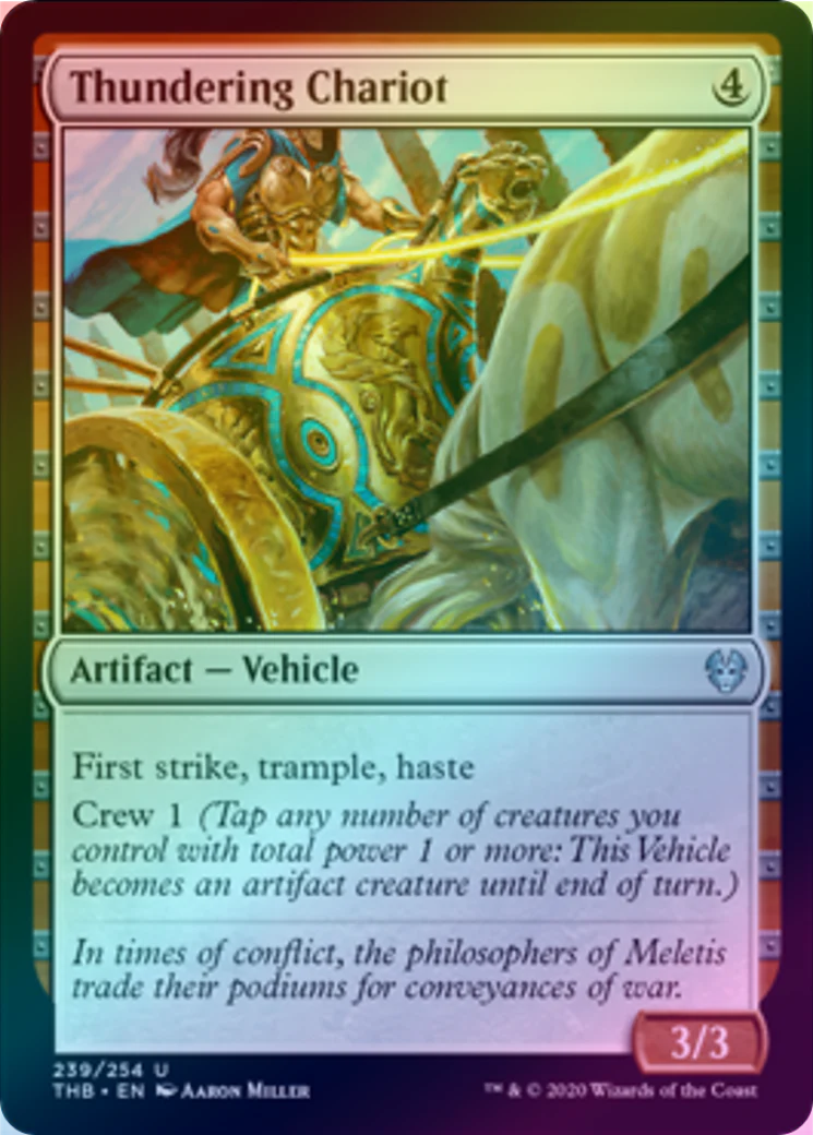 MTG: Theros Beyond Death 239: Thundering Chariot (FOIL)  