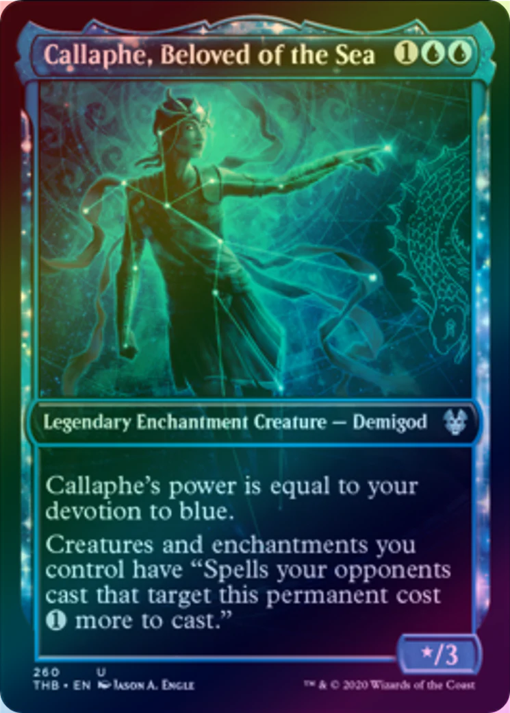 MTG: Theros Beyond Death 260: Callaphe Beloved of the Sea (FOIL) 