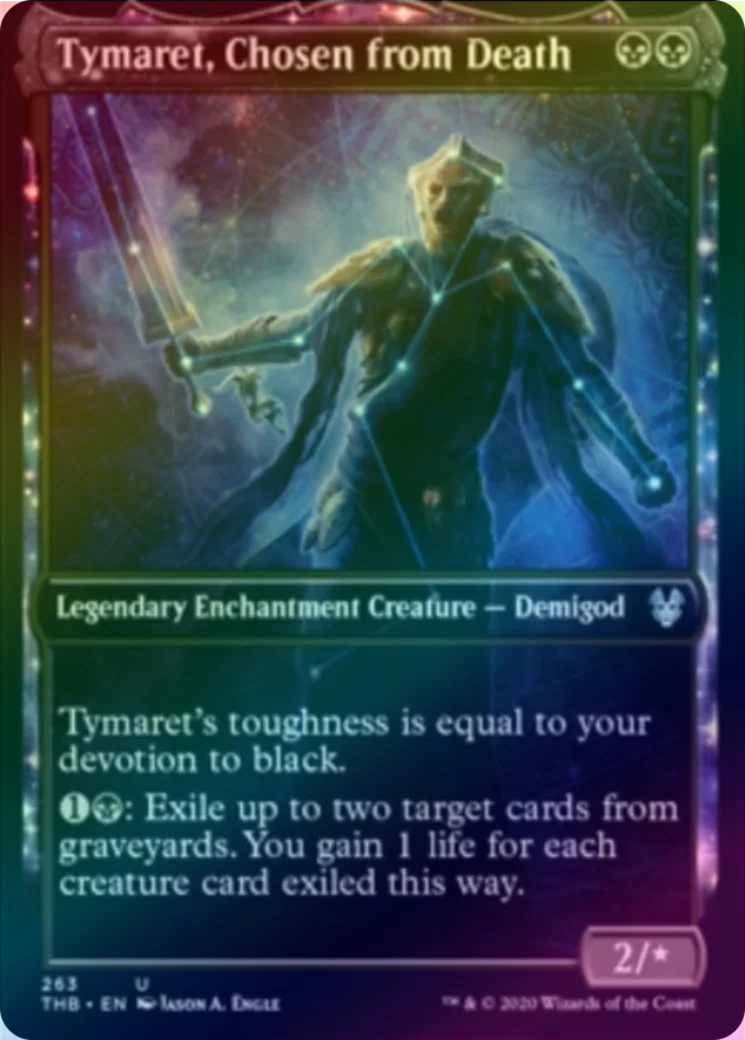 MTG: Theros Beyond Death 263: Tymaret Chosen from Death (FOIL) 