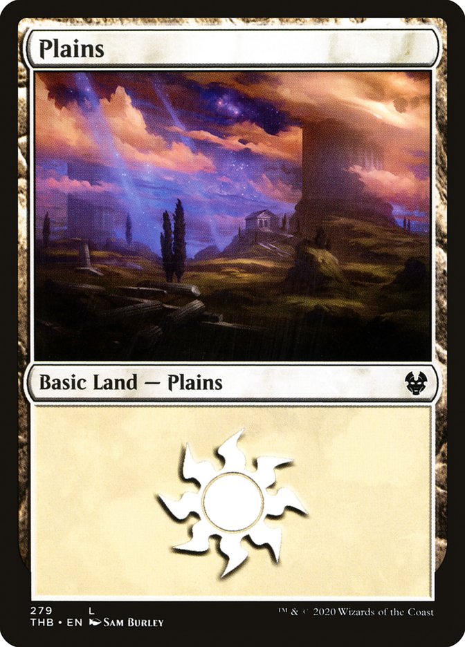 MTG: Theros Beyond Death 279: Plains (FOIL) 