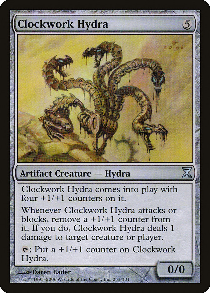 MTG: Time Spiral 253: Clockwork Hydra (FOIL) 