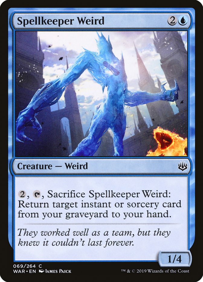 MTG: War of the Spark 069: Spellkeeper Weird 