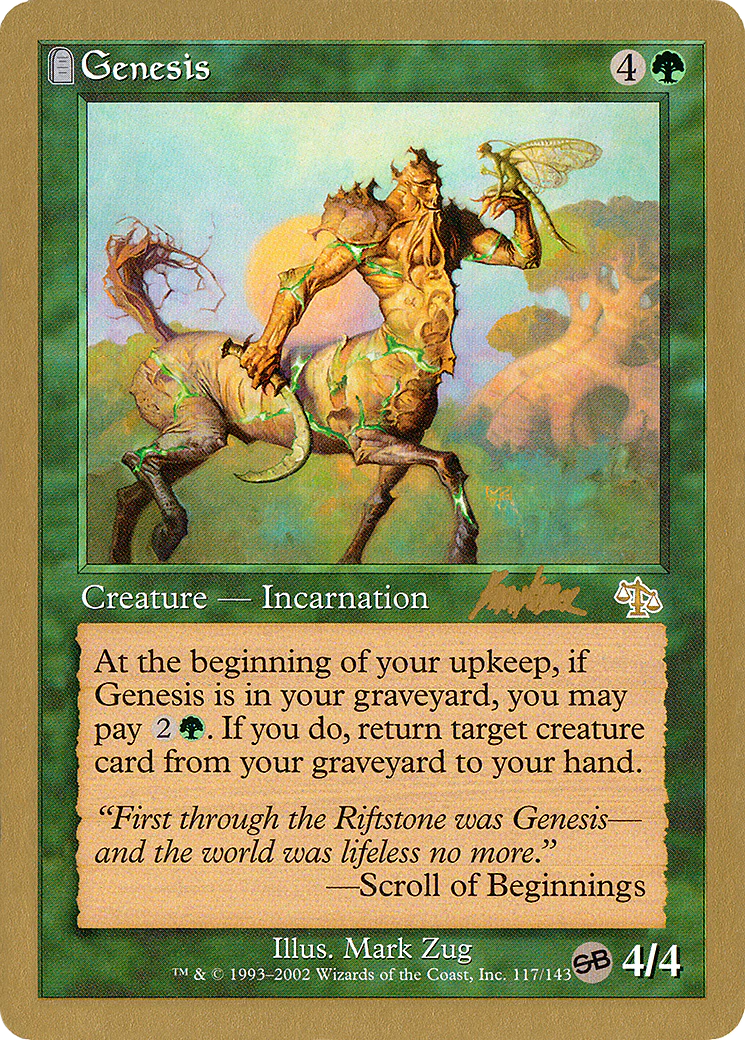 MTG: World Championship Decks: Genesis (2002 Brian Kibler) 