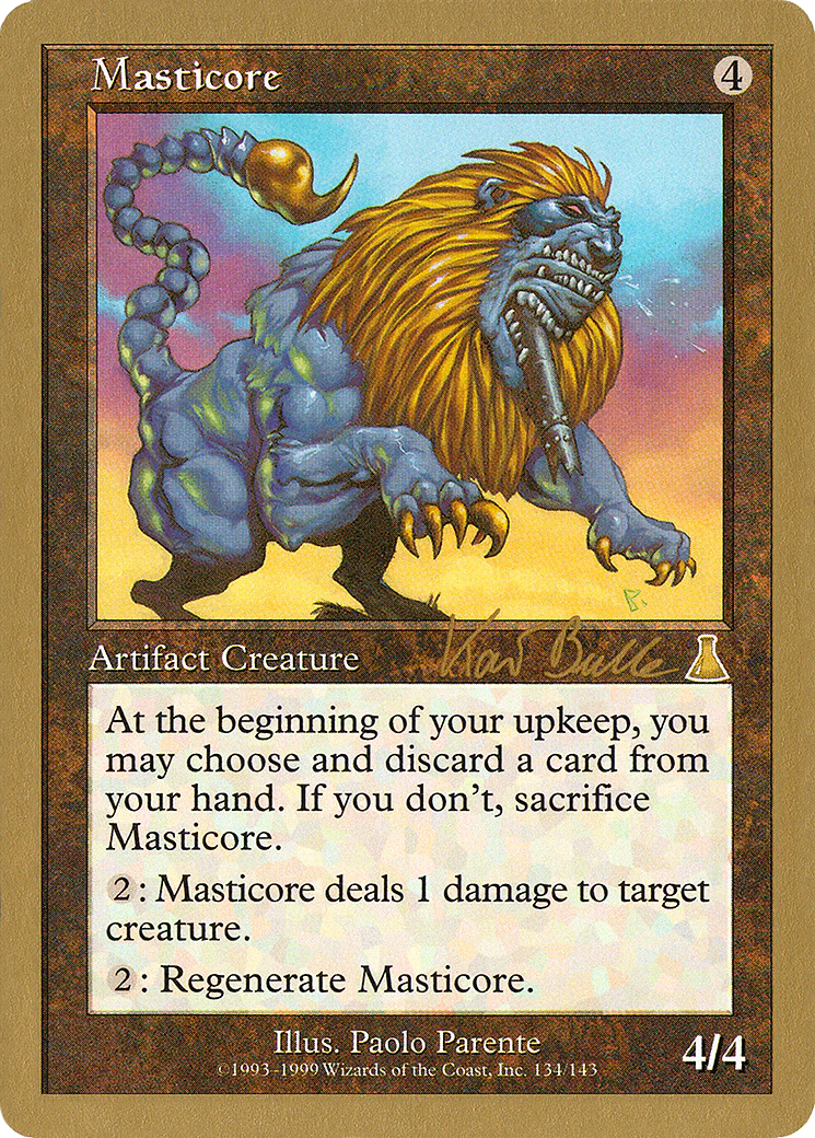MTG: World Championship Decks: Masticore (1999 Kai Budde) 