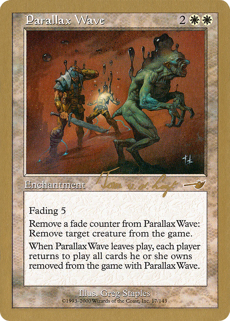 MTG: World Championship Decks: Parallax Wave (2000 Tom Van De Logt) 