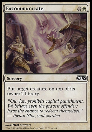 MTG 2010 Core Set 010: Excommunicate 