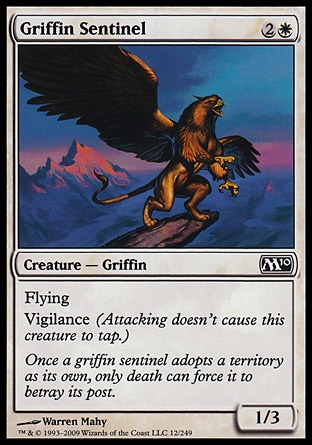Magic 2010 Core Set 012: Griffin Sentinel 