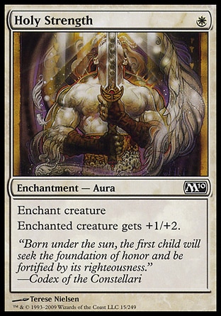 MTG 2010 Core Set 015: Holy Strength 