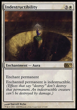 MTG 2010 Core Set 017: Indestructibility - Foil 