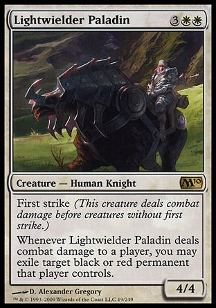 MTG 2010 Core Set 019: Lightwielder Paladin 