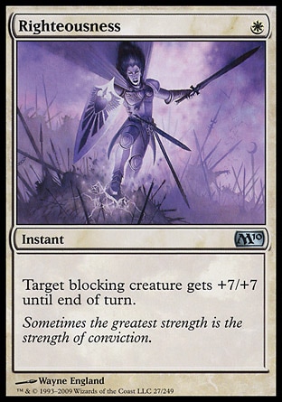 MTG 2010 Core Set 027: Righteousness 