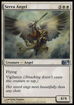 MTG 2010 Core Set 029: Serra Angel 