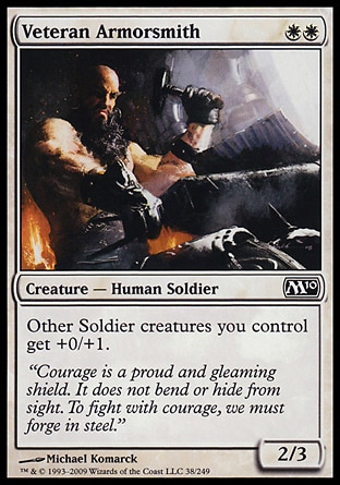 MTG 2010 Core Set 038: Veteran Armorsmith 