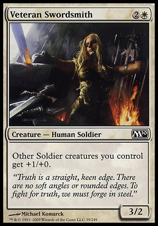MTG 2010 Core Set 039: Veteran Swordsmith 