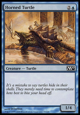 MTG 2010 Core Set 055: Horned Turtle 