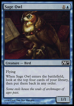 MTG 2010 Core Set 069: Sage Owl 