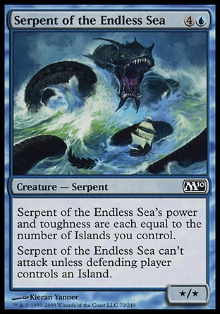 MTG 2010 Core Set 070: Serpent of the Endless Sea 