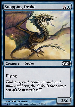 MTG 2010 Core Set 072: Snapping Drake 