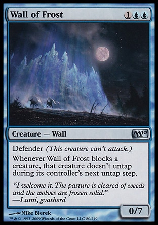 MTG 2010 Core Set 080: Wall of Frost 