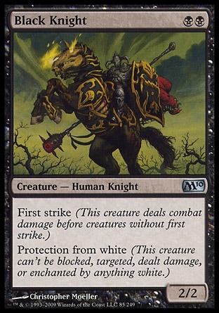 MTG 2010 Core Set 085: Black Knight 
