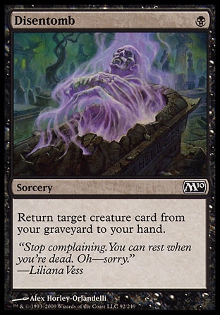 MTG 2010 Core Set 092: Disentomb 