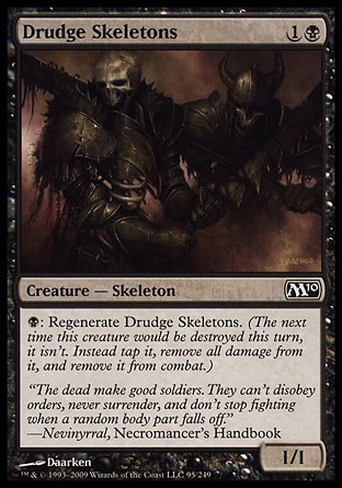 MTG 2010 Core Set 095: Drudge Skeletons 