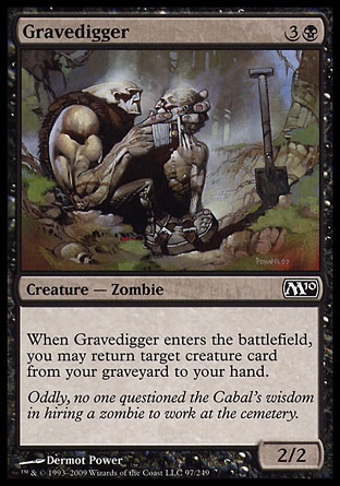 MTG 2010 Core Set 097: Gravedigger 