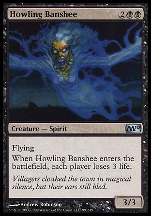 MTG 2010 Core Set 099: Howling Banshee 