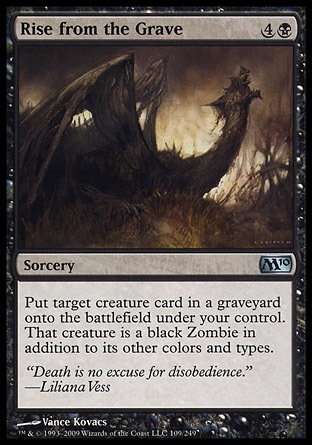 MTG 2010 Core Set 109: Rise from the Grave 