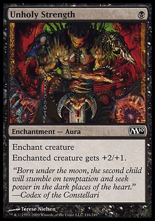 MTG 2010 Core Set 116: Unholy Strength 