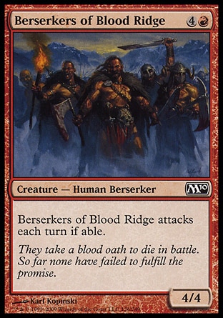 MTG 2010 Core Set 126: Berserkers of Blood Ridge 