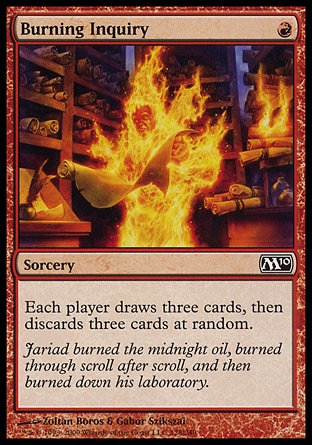 MTG 2010 Core Set 128: Burning Inquiry 