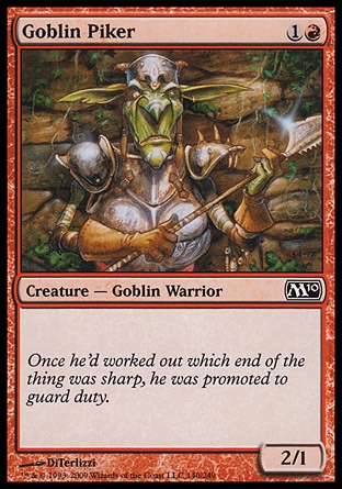 MTG 2010 Core Set 140: Goblin Piker 