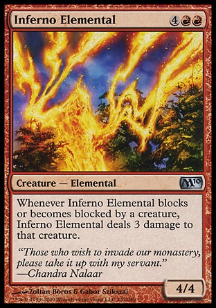 MTG 2010 Core Set 142: Inferno Elemental 