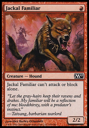 MTG 2010 Core Set 143: Jackal Familiar 