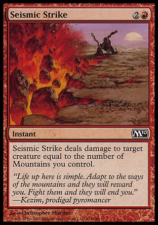 MTG 2010 Core Set 154: Seismic Strike 