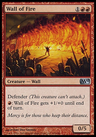 Magic 2010 Core Set 162: Wall of Fire 