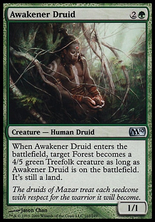 MTG 2010 Core Set 167: Awakener Druid 